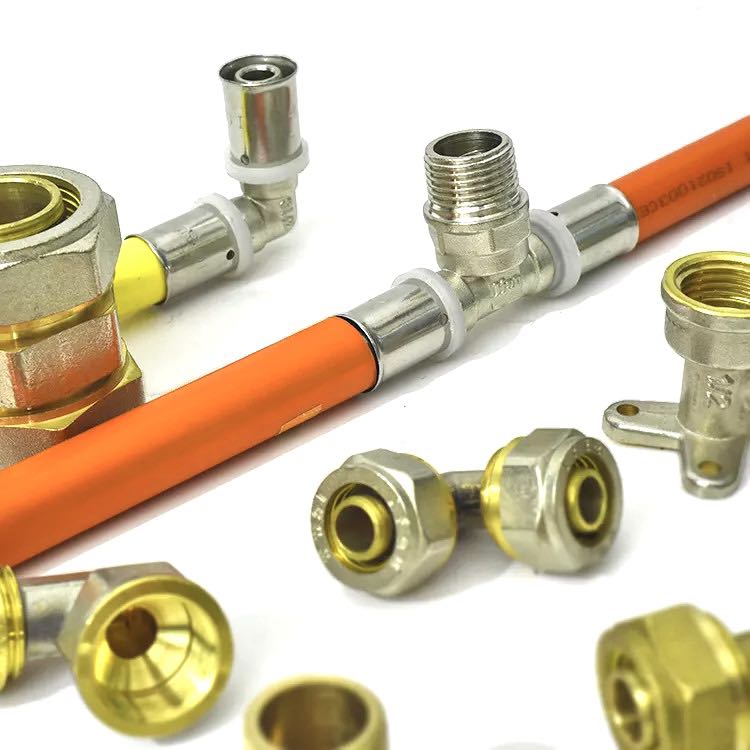 Brass Compression Fittings for PEX AL PEX & PE AL 
