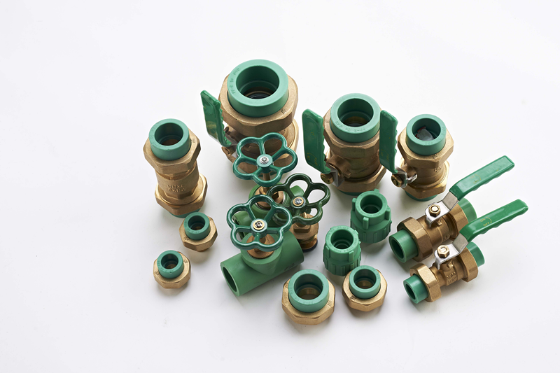 Green PPR Pipe Fittings 
